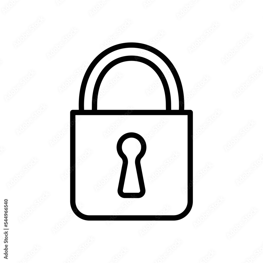 padlock icon design vector template padlock icon design vector template