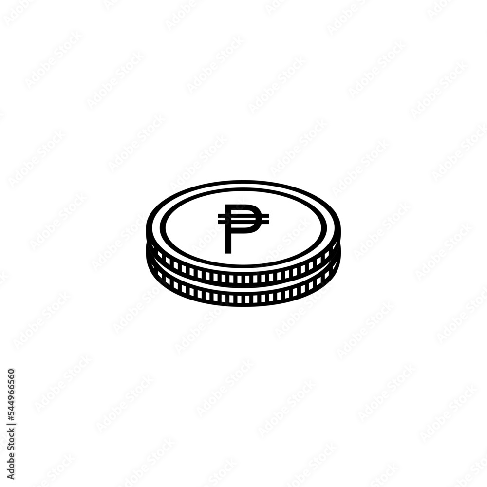 Philippine Currency Icon Symbol. Philippine Peso, PHP Sign. Vector ...
