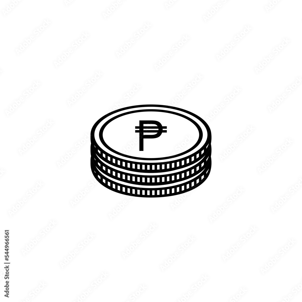 Philippine Currency Icon Symbol. Philippine Peso, PHP Sign. Vector ...
