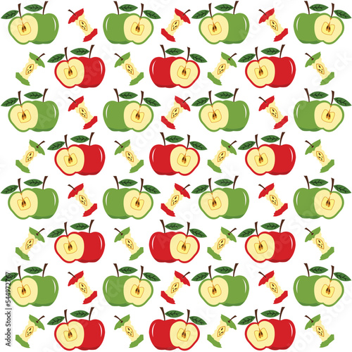 Apple Seamless Pattern