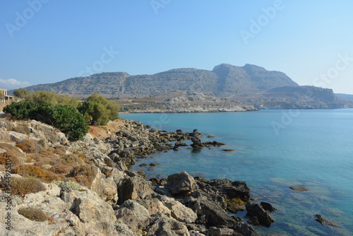  ocean   sea  view  landscape  coast  greece  rhodos  summer  sky  blue 