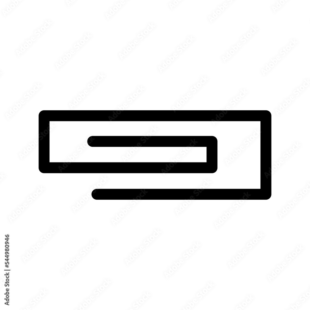 Attach Icon Vector Symbol Design Illustration Attach Icon Vector Symbol Design Illustration