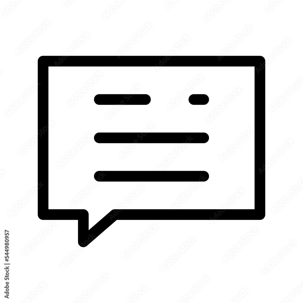 Message Icon Vector Symbol Design Illustration Message Icon Vector Symbol Design Illustration