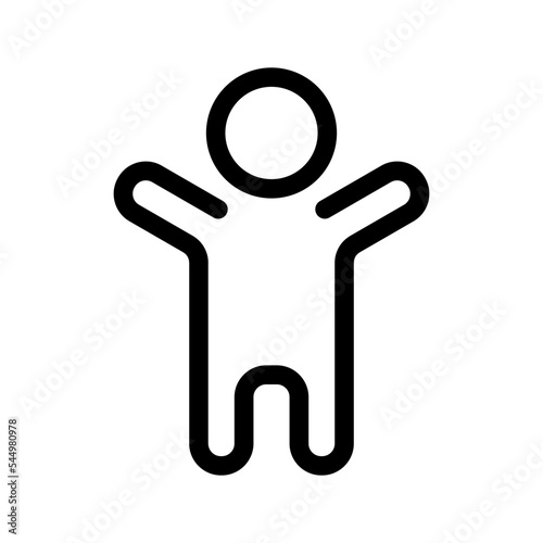 Child Icon Vector Symbol Design Illustration