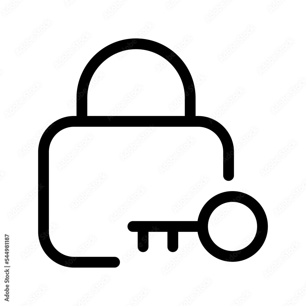 Lock Icon Vector Symbol Design Illustration Lock Icon Vector Symbol Design Illustration