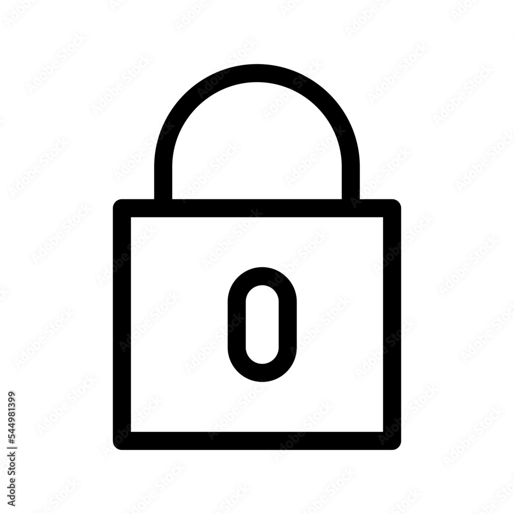 Lock Icon Vector Symbol Design Illustration Lock Icon Vector Symbol Design Illustration