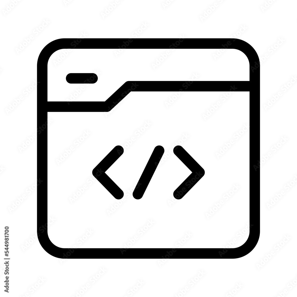 Coding Icon Vector Symbol Design Illustration Coding Icon Vector Symbol Design Illustration