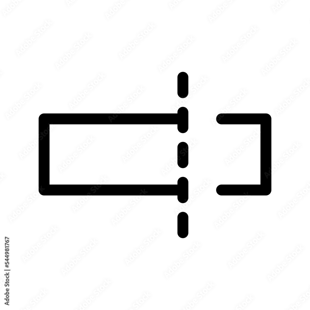 Cut Icon Vector Symbol Design Illustration Cut Icon Vector Symbol Design Illustration