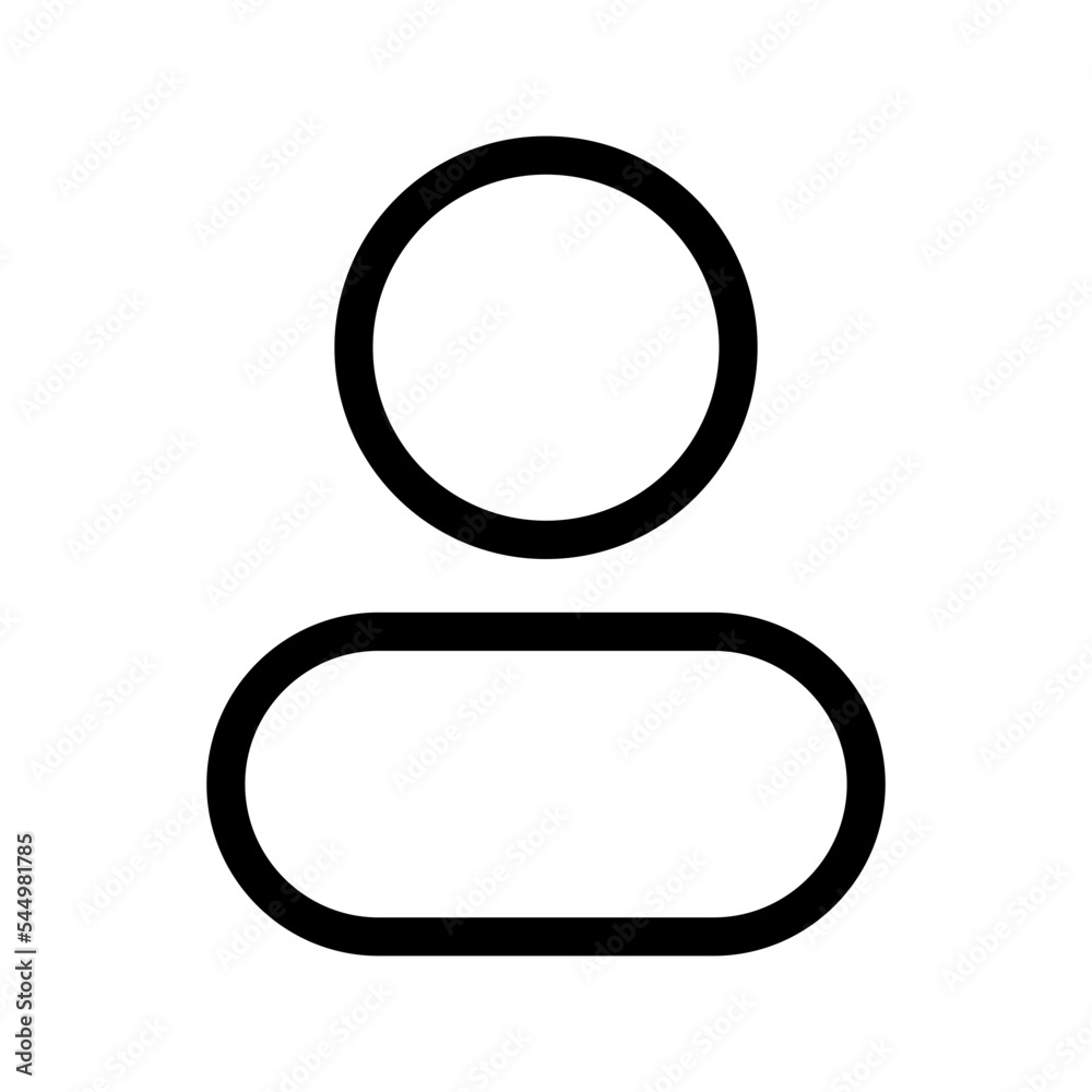 User Icon Vector Symbol Design Illustration User Icon Vector Symbol Design Illustration
