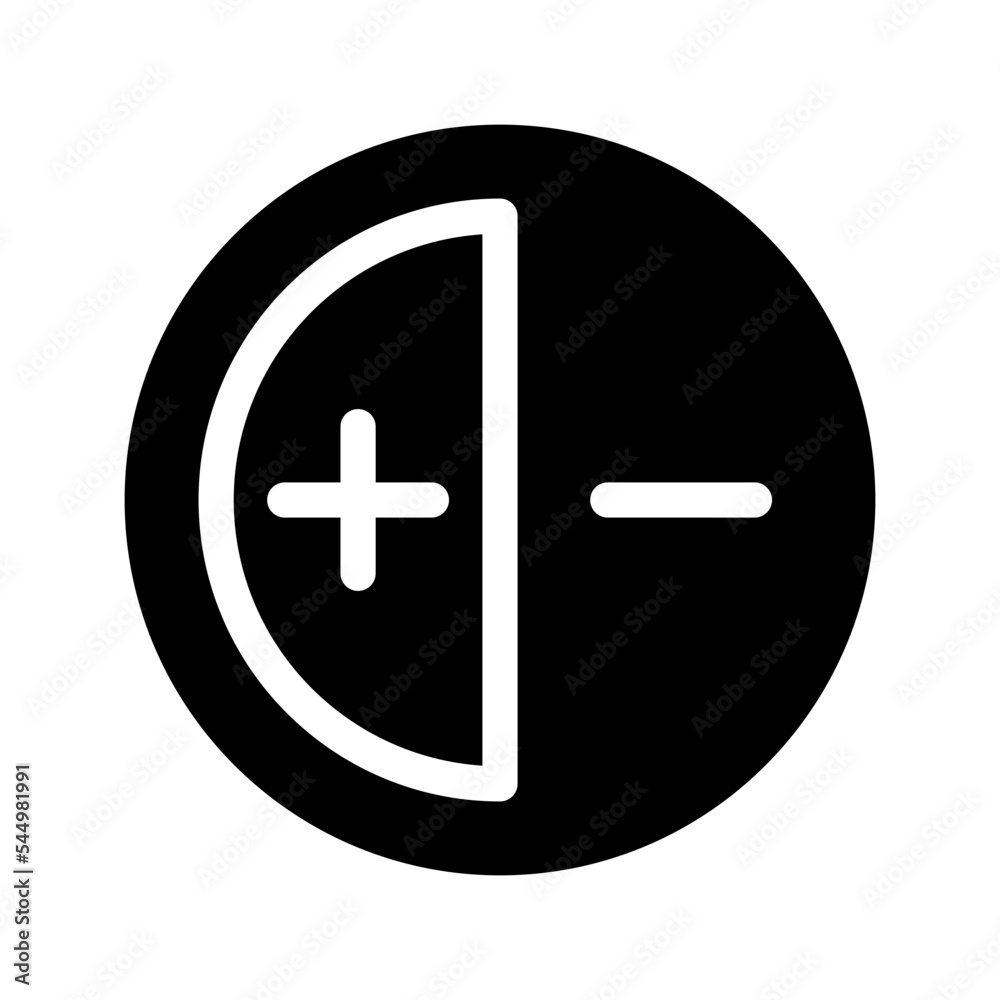 Brightness Icon Vector Symbol Design Illustration