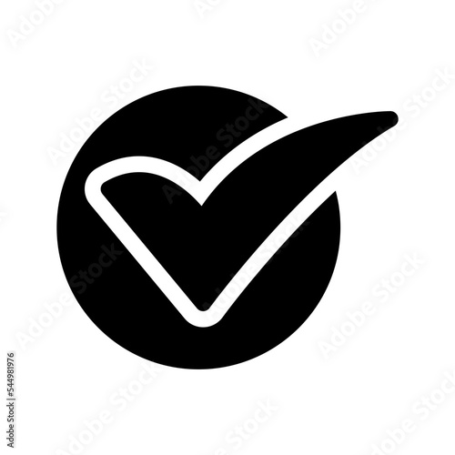 Check Icon Vector Symbol Design Illustration