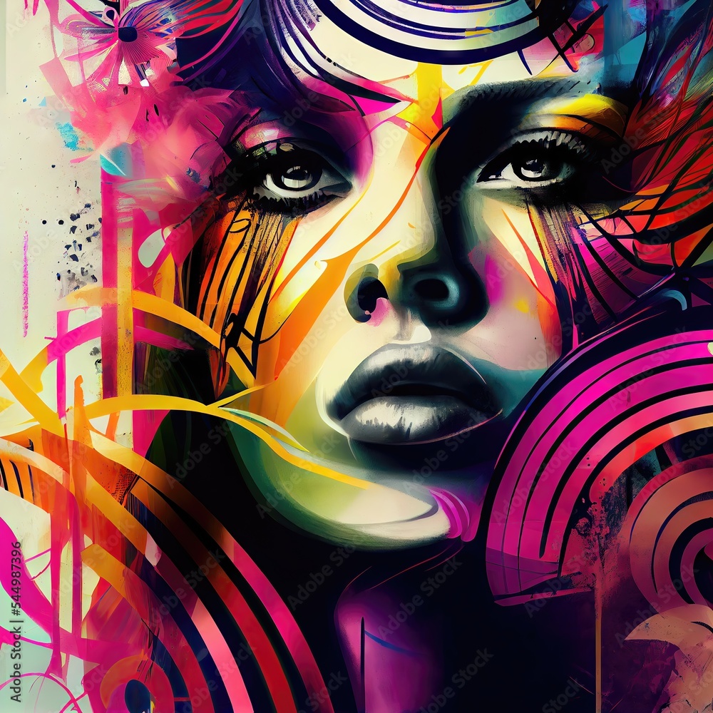 Graffiti Art Graphic Design Background Element