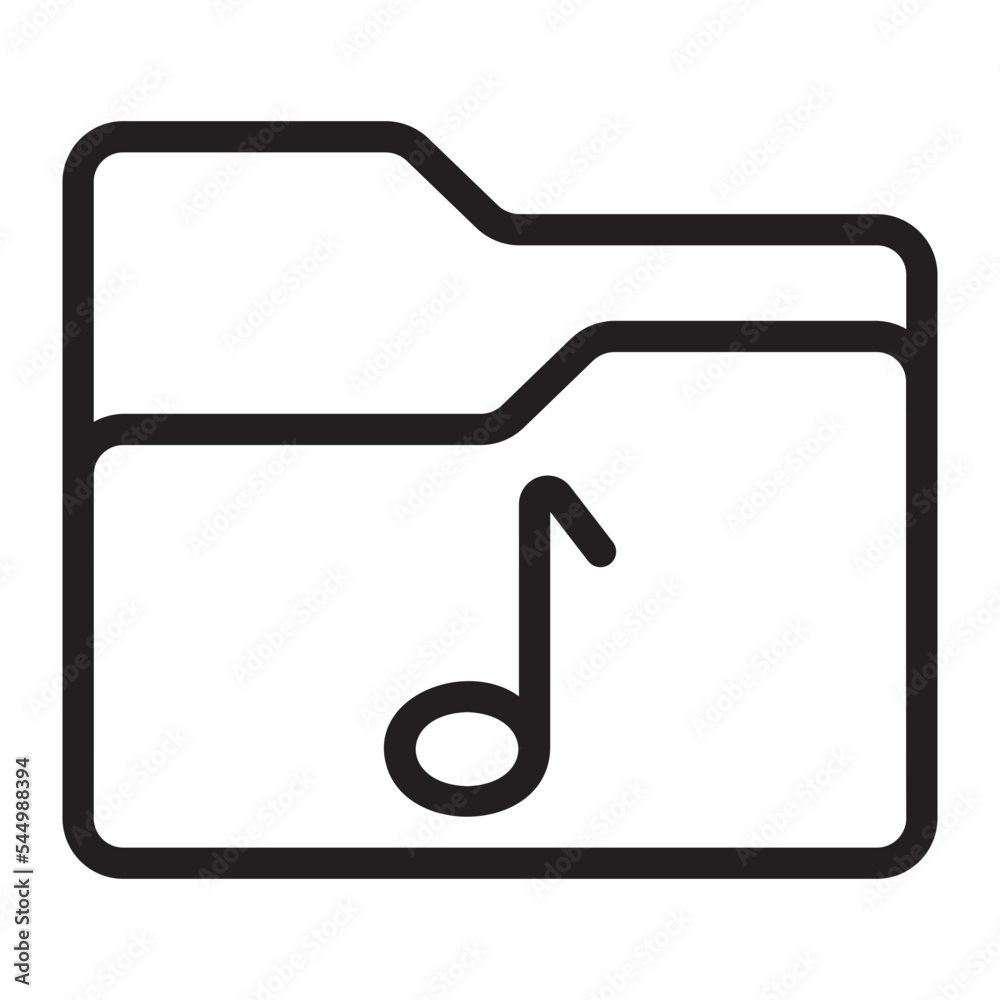 music line icon music line icon