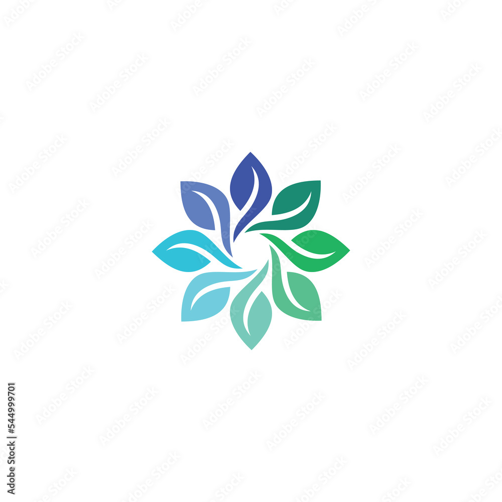 leaf group abstract logo design leaf group abstract logo design