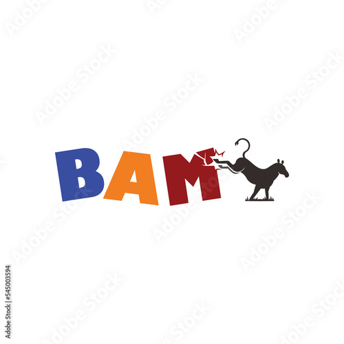 elegant Jumping horse logo