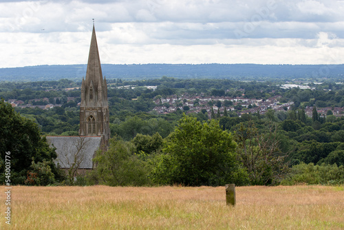 The church at Redhill, England.