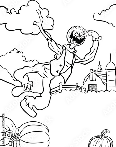 Fun Scary Halloween Coloring pages Coustumes