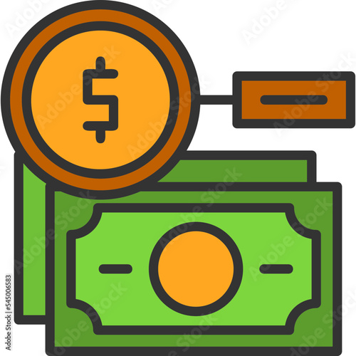 Search Money Icon