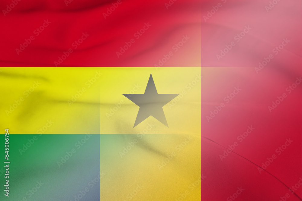 Ghana and Chad national flag international negotiation CHL GHA Ghana and Chad national flag international negotiation CHL GHA