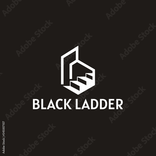 Stair icon logo design icon vector illustration template