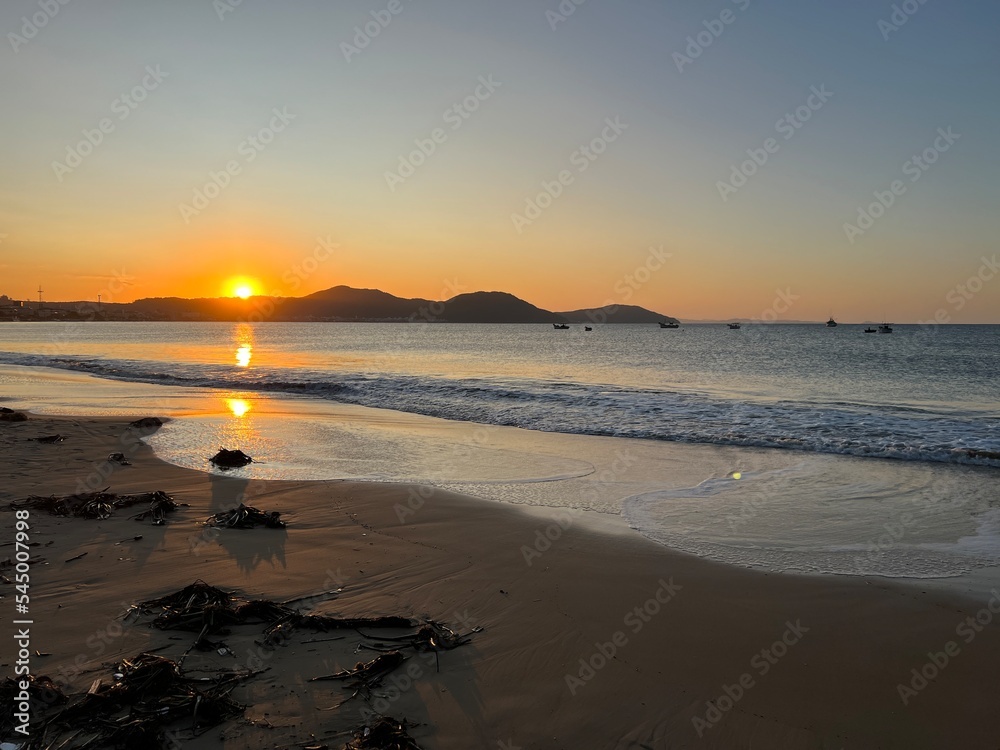 Por do Sol Praia dos Ingleses em Florianópolis