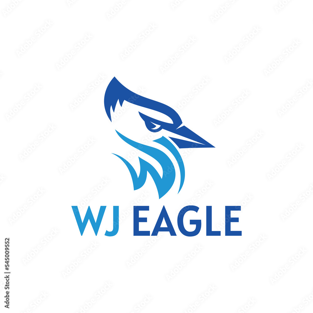 the simple eagle head logo the simple eagle head logo
