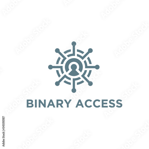 people profile access logo design