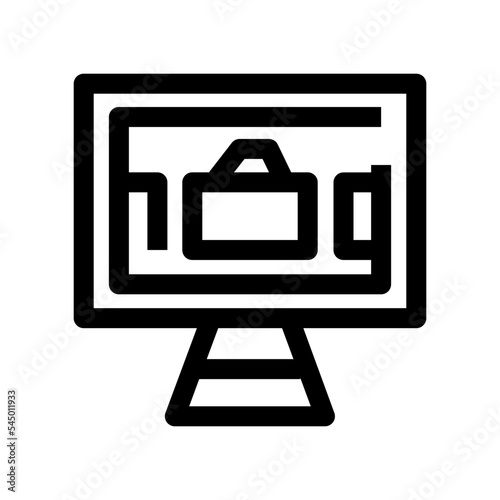 Airport Baggage Inspection Rummage Security Xray Icon