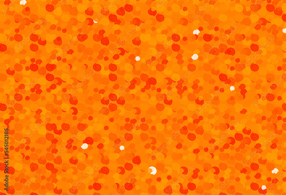Light Orange vector template with liquid shapes. Light Orange vector template with liquid shapes.