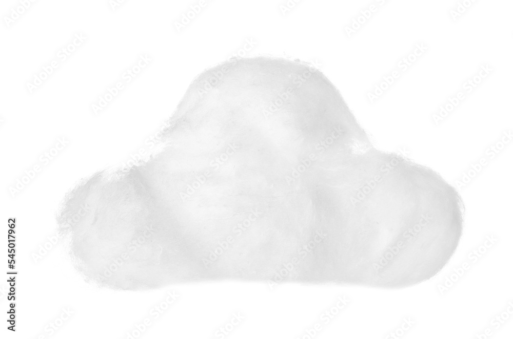 Heap of soft cotton wool on white background Heap of soft cotton wool on white background