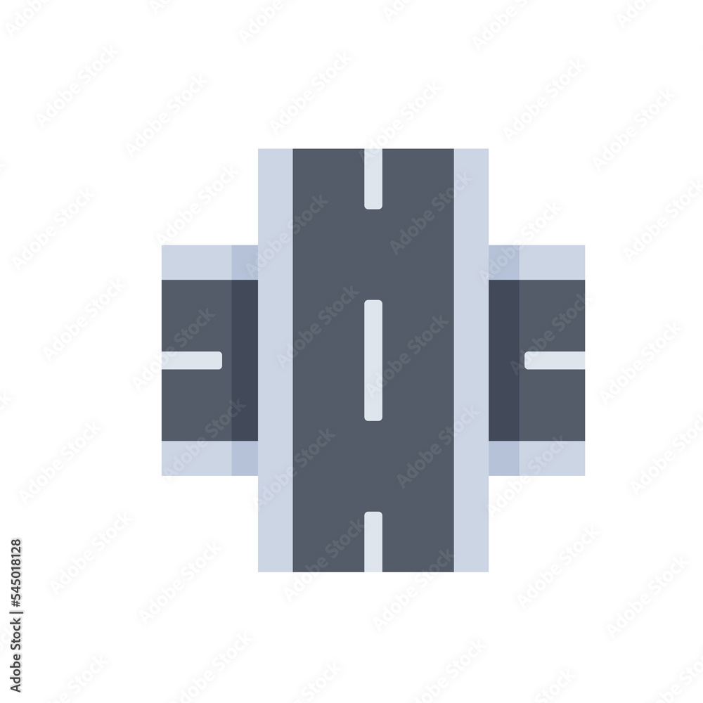 top view road elements vector for creating a route on the navigation map top view road elements vector for creating a route on the navigation map
