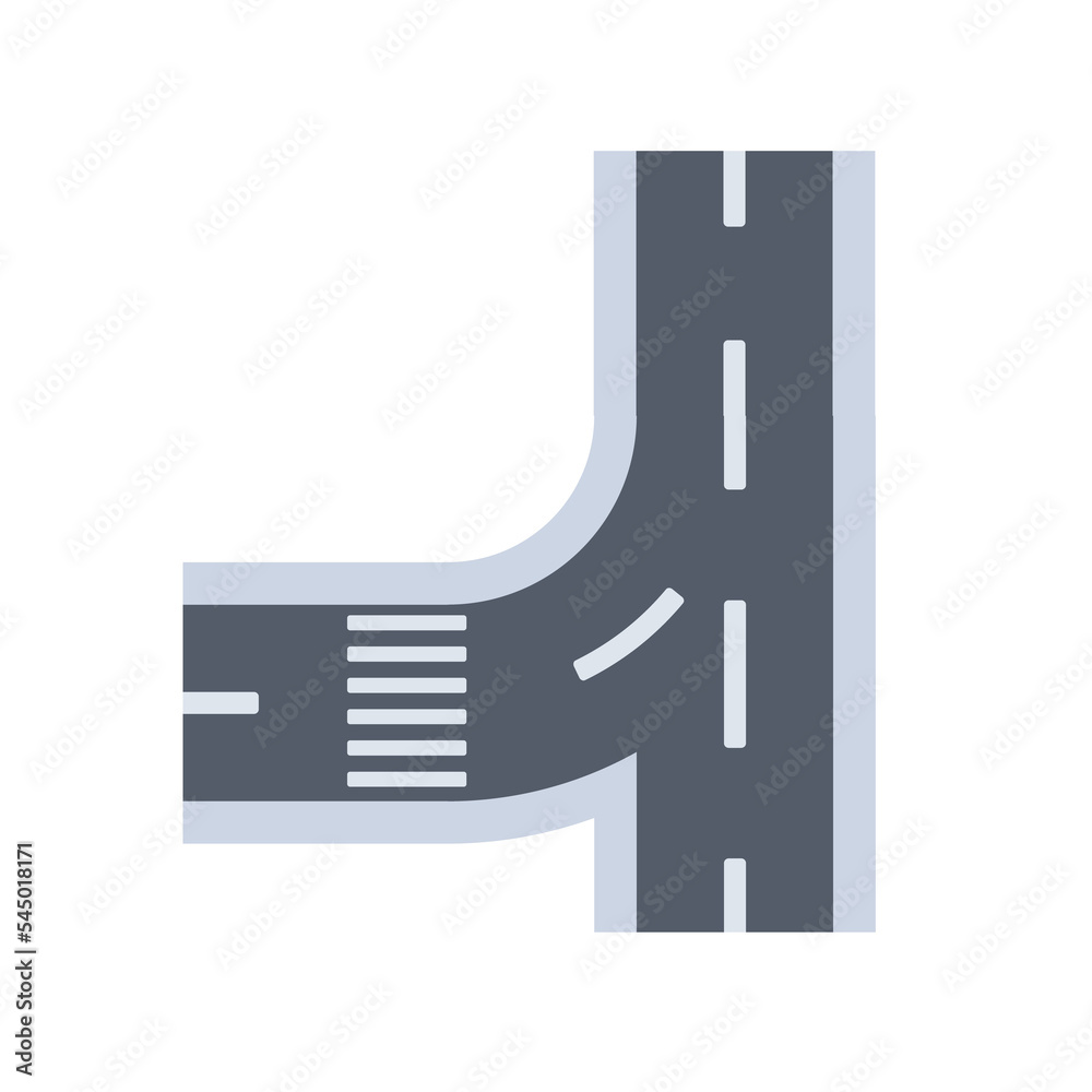 top view road elements vector for creating a route on the navigation map top view road elements vector for creating a route on the navigation map