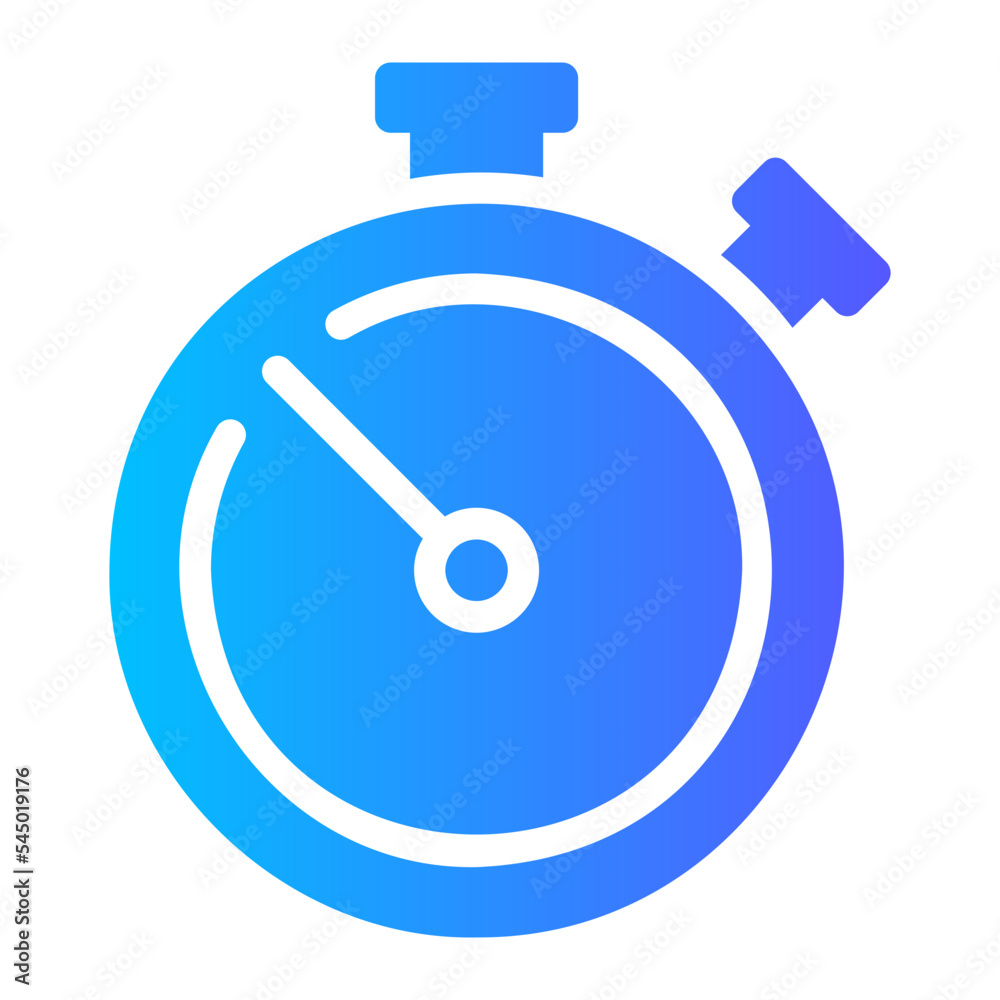 stopwatch gradient icon stopwatch gradient icon