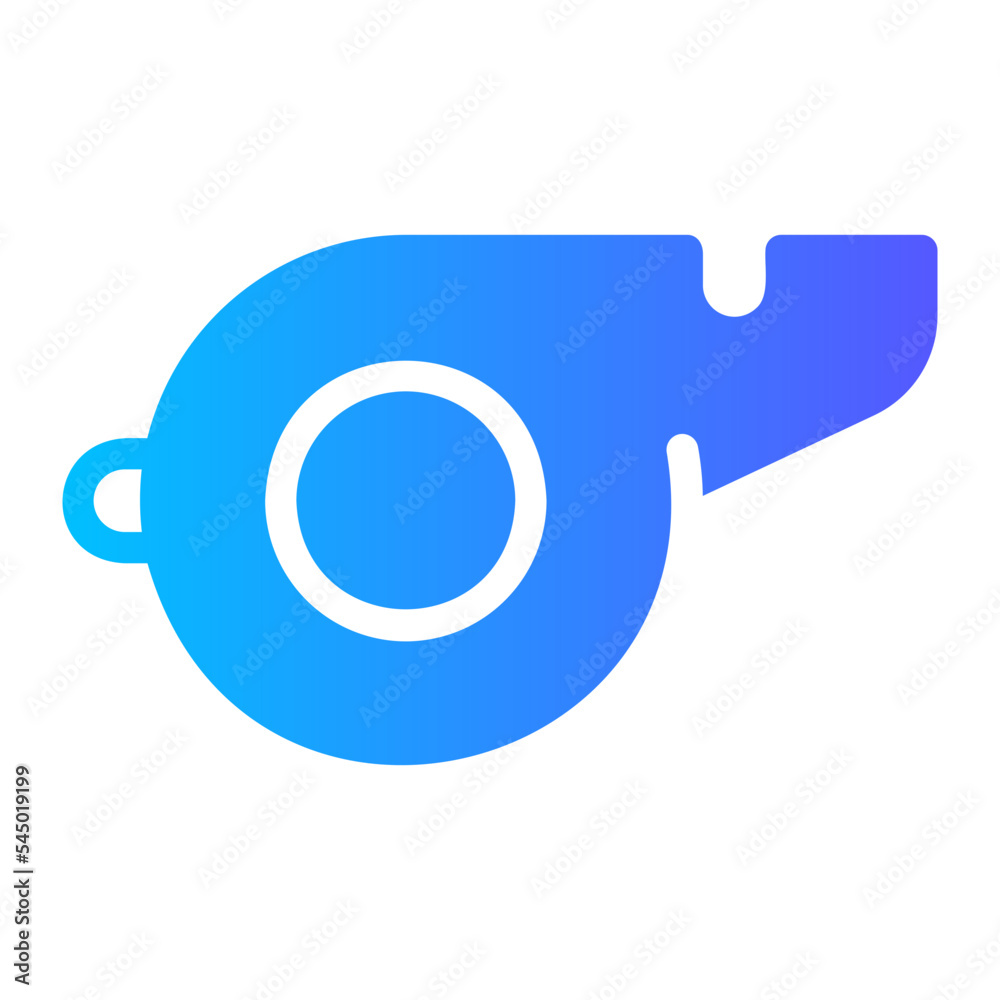 whistle gradient icon whistle gradient icon