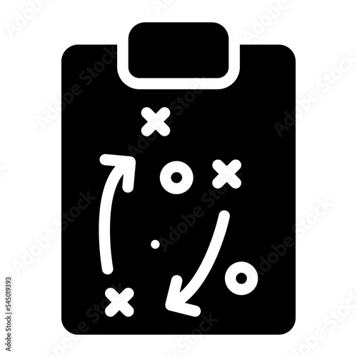 tactical board glyph icon
