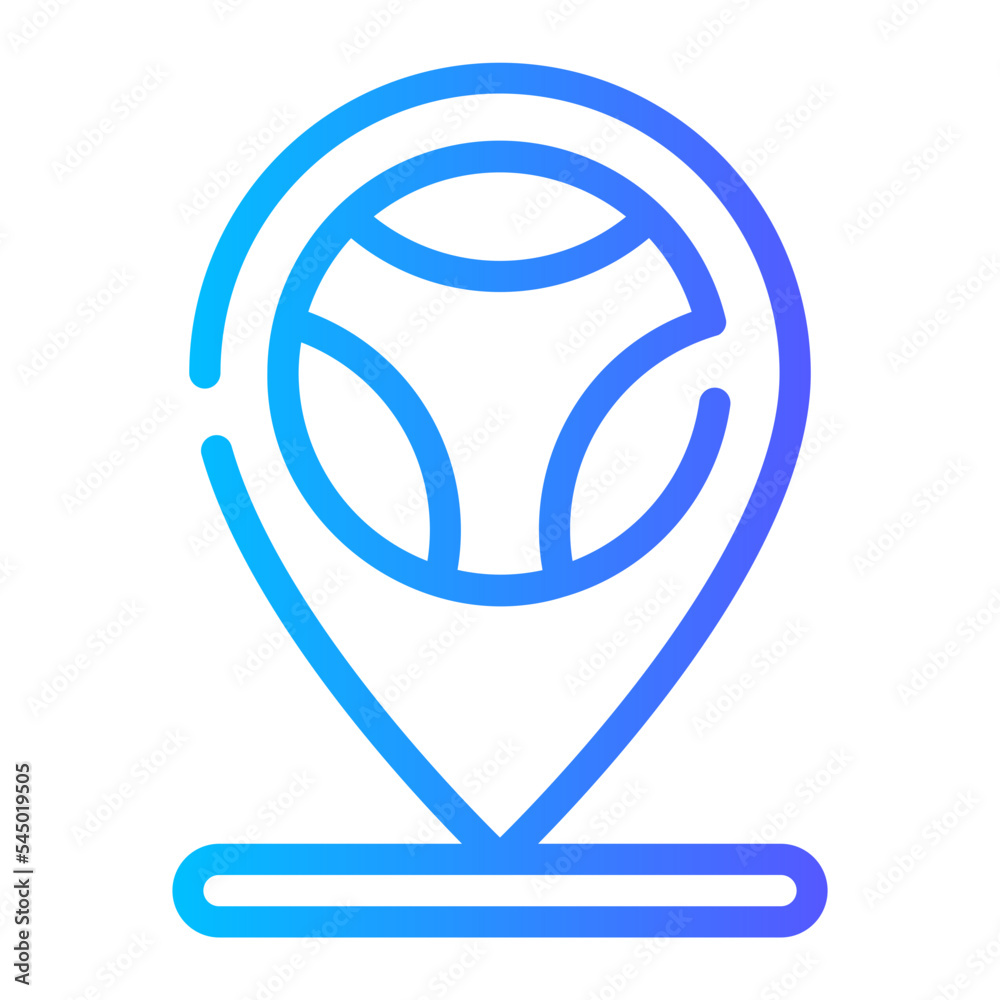 location gradient icon location gradient icon