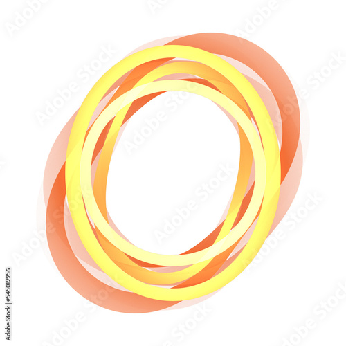 color gradation oval circle