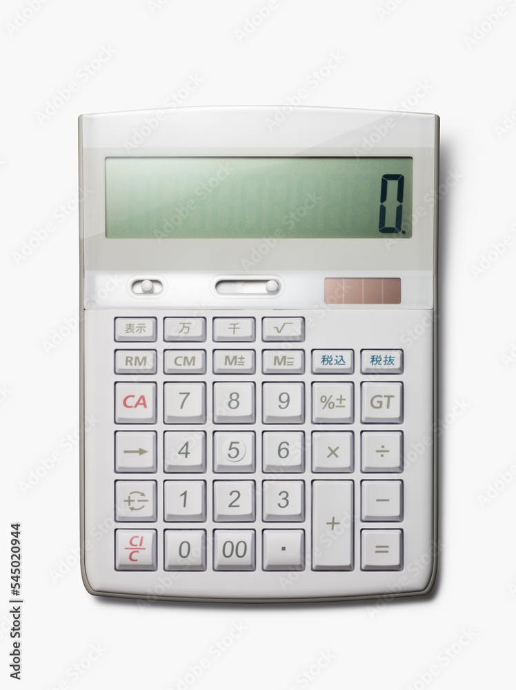 calculator isolated on white calculator isolated on white