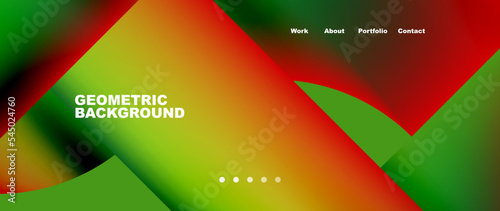 Minimal geometric abstract background. Circle and line design. Trendy techno business template for wallpaper, banner, background or landing