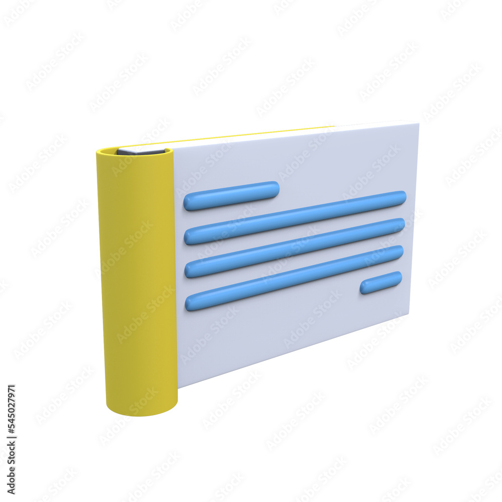 INVOICE BOOK 3D RENDER ISOLATED IMAGES INVOICE BOOK 3D RENDER ISOLATED IMAGES