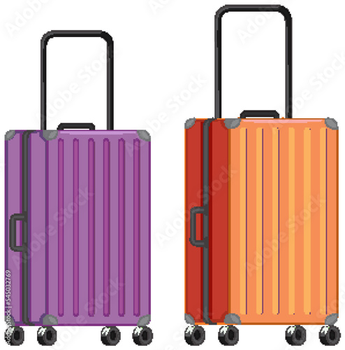 Set of travel luggage