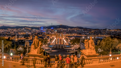 National Art Museum of Catalonia View in Barcelona © Malulein Photography