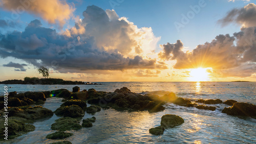 Magical Views of Mauritius Sunrise 