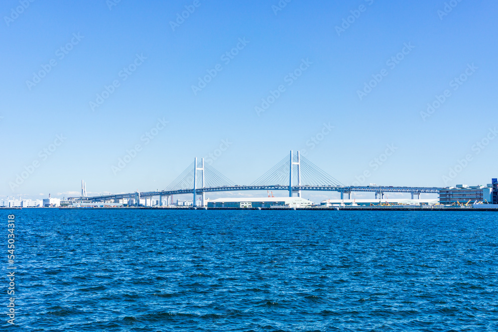 神奈川県横浜市の横浜ベイブリッジ