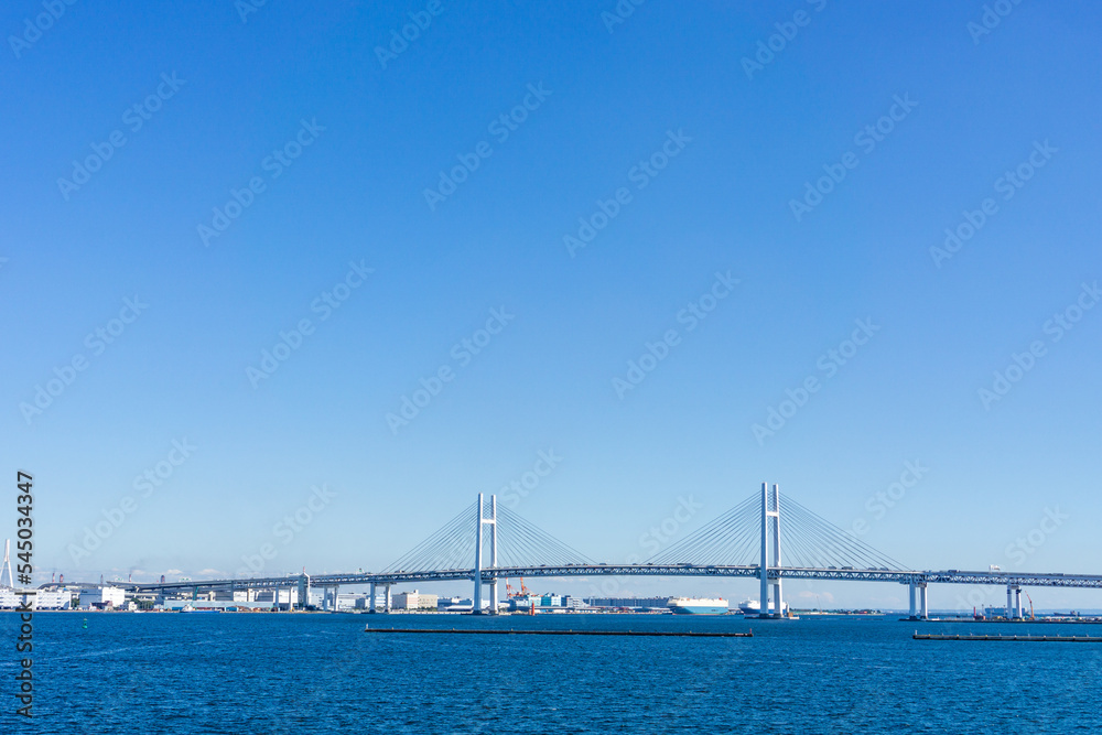 神奈川県横浜市の横浜ベイブリッジ