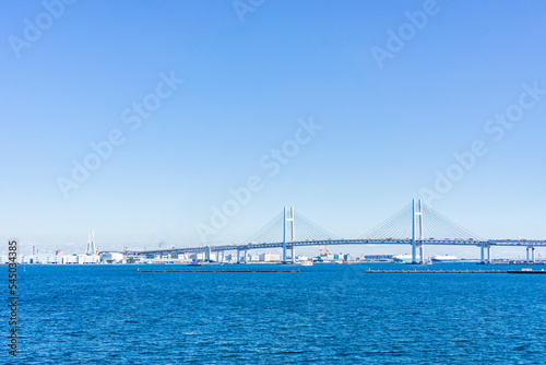 神奈川県横浜市の横浜ベイブリッジ