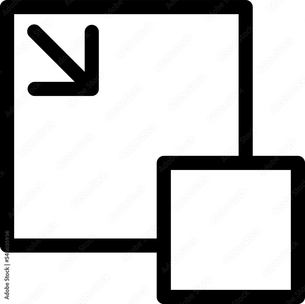 Minimize screen icon design isolated on white background.eps Minimize screen icon design isolated on white background.eps