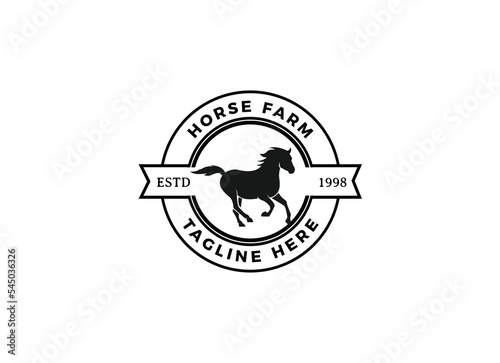 Horse Racing Logo Great for any related Company theme.