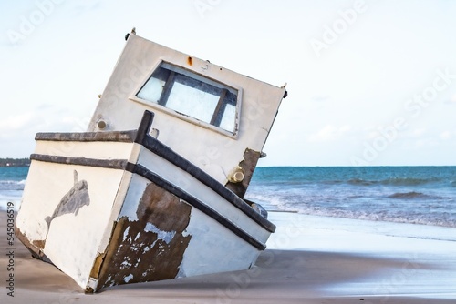 boat on the beach