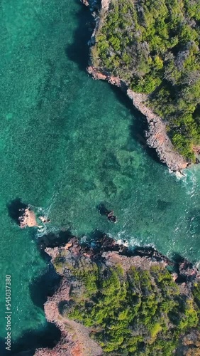 aerial view of bongoyo island, dar es salaam photo